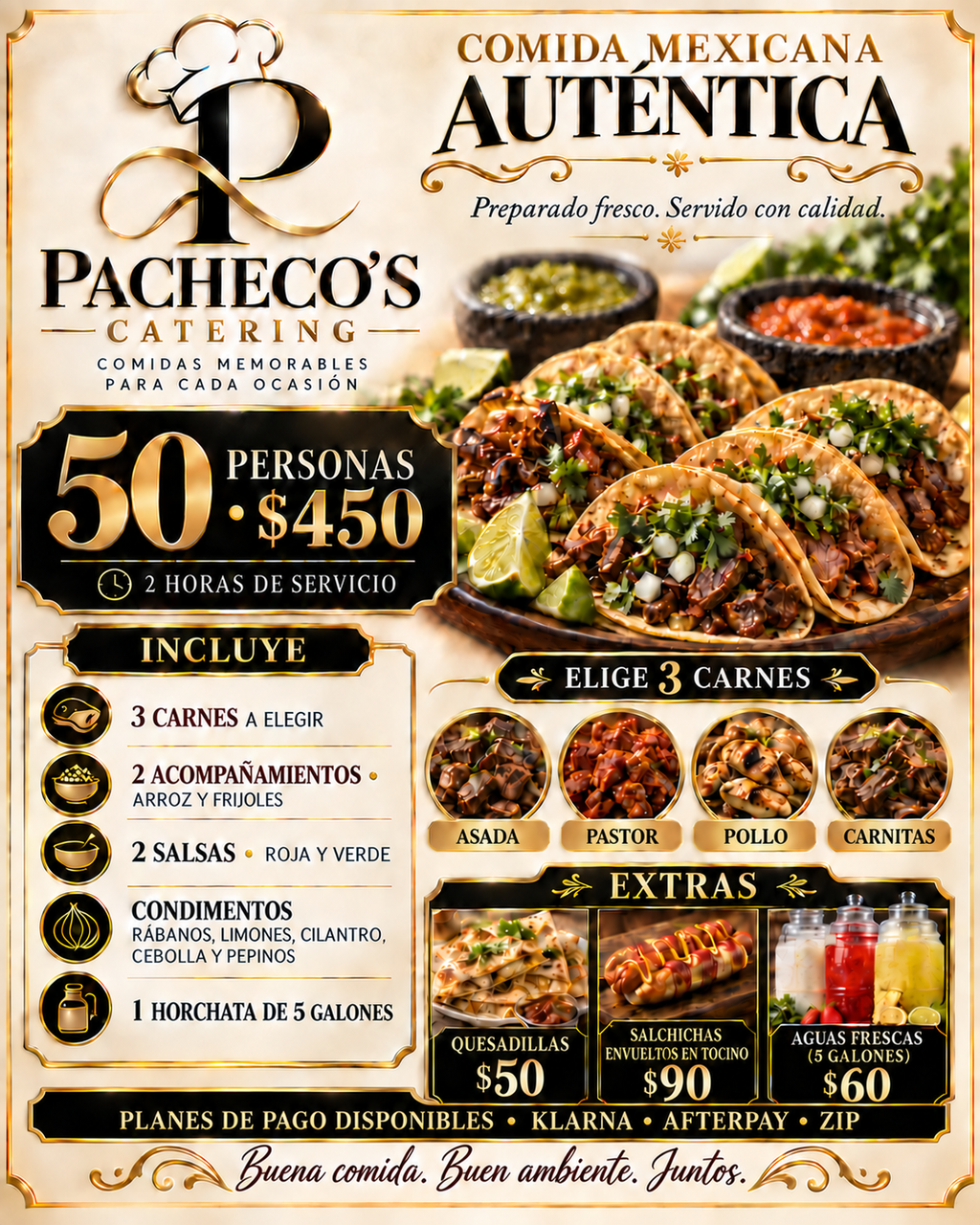 50 People Taco Catering