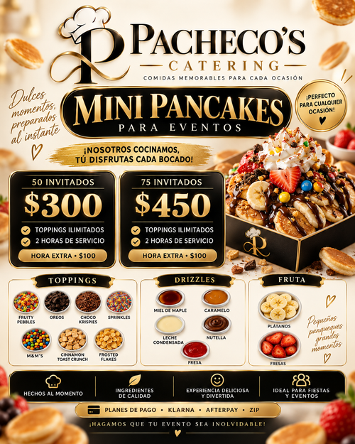 Mini Pancake Catering